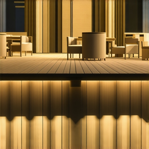 Luxury Multi-Level Outdoor Deck with Integrated Lighting Modern outdoor deck with multi-level stairs, integrated lighting, and composite materials