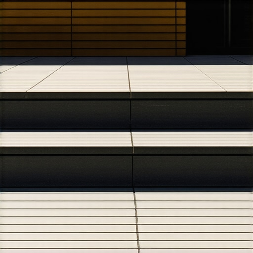 Modern outdoor composite stairs and deck with stylish design and natural lighting