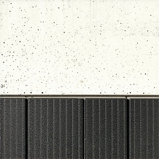 Close-up of a textured composite stair tread showing slip-resistant surface in outdoor environment.