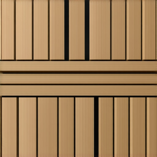 A stylish outdoor deck illustrating proper ventilation and drainage techniques to prevent mold growth.