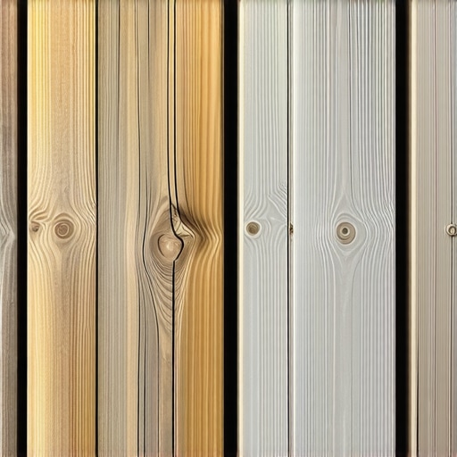 Close-up of composite decking surface with signs of UV degradation