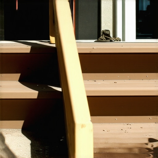 Composite deck stair ends with hidden caps installed