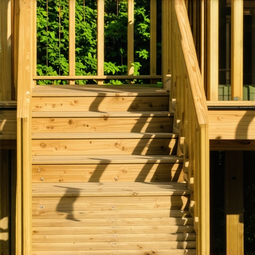 How to Design a Deck Staircase with a Mid-Point Landing