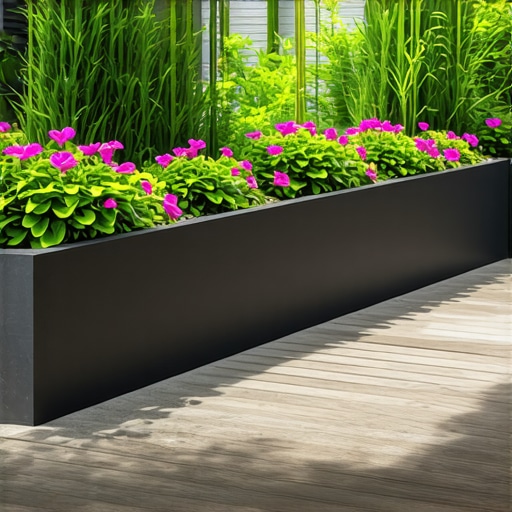 How to Hide Ugly Concrete Footings with Built-in Deck Planters
