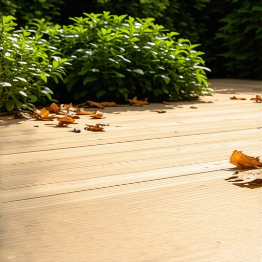 How to Keep Leaves from Getting Trapped Between Composite Boards