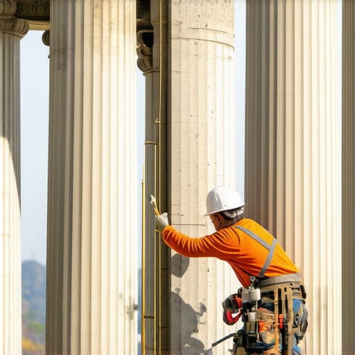 How to Scribe Composite Fascia Around Stone Pillars