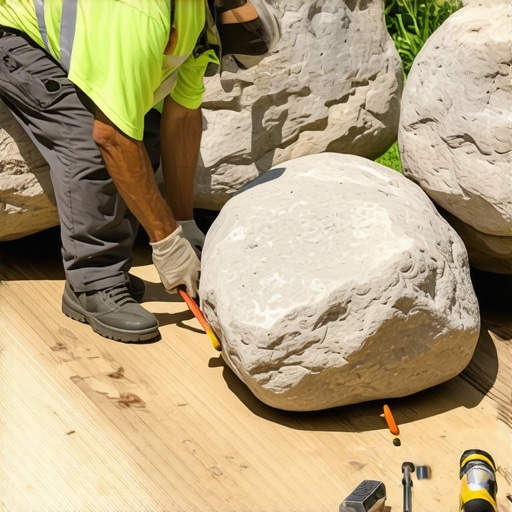 How to Scribe Deck Boards Around Heavy Landscape Boulders