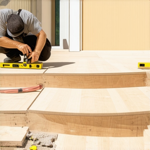 How to build a wrap-around step that actually stays level