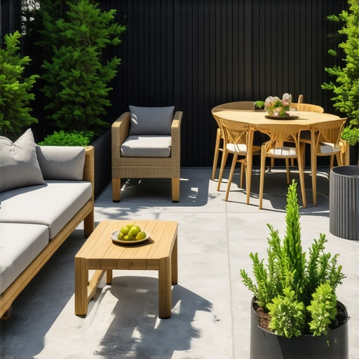The Best Furniture Layout for Small Decks and Patios