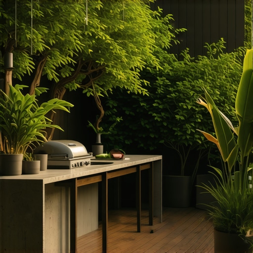 The Best Height for Outdoor Kitchen Counters on Small Decks