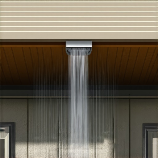 The Gutter System That Keeps Under-Deck Patios Dry in Heavy Rain