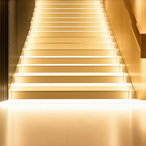 The lighting trick for stairs that prevents trips without the glare