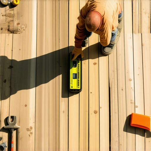 The secret to a perfectly level deck on uneven ground