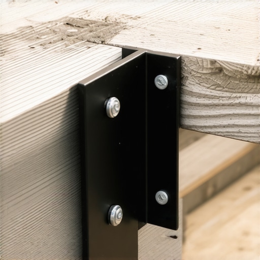 The simple bracket that stops deck stairs from bouncing