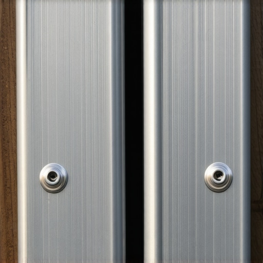 Stainless steel deck fasteners secured on composite boards with frost and ice around