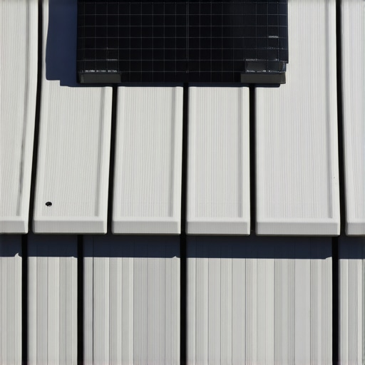 A close-up of installing composite decking boards with proper gaps and spacing