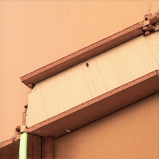 Professional securing support brackets for composite deck stairs