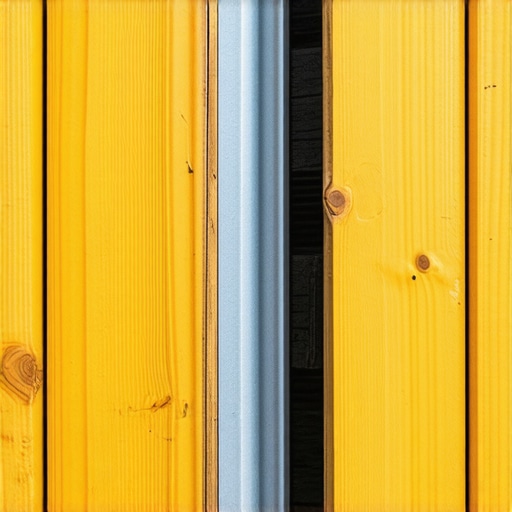 Close-up of a concealed gutter directing water away under a composite deck