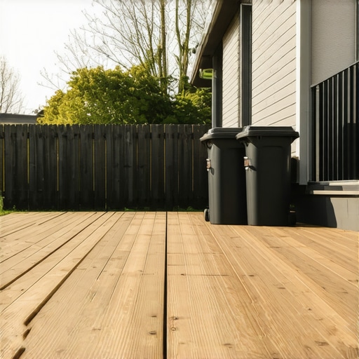 How to Hide Your Trash Cans with a Custom Deck Extension