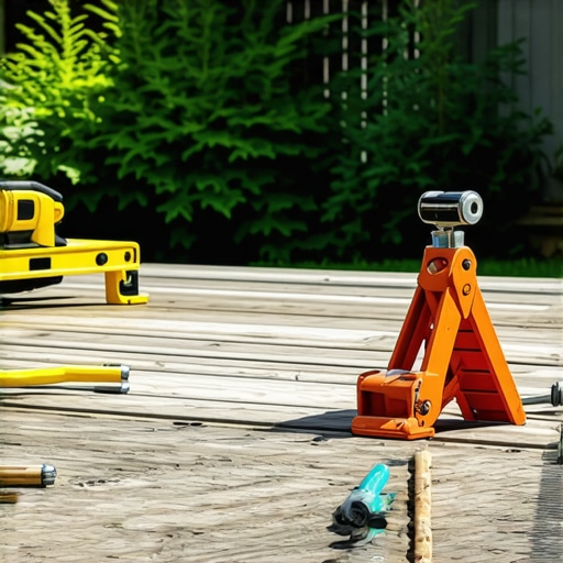 How to Level an Old Deck That Started Sinking on One Side
