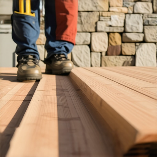 How to Scribe Deck Boards Perfectly Against an Uneven Stone Wall