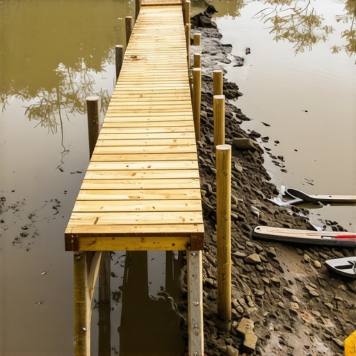 How to build a landing that doesn't sink into the mud