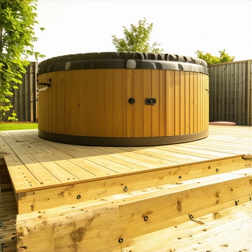 How to frame a deck for a 500-gallon hot tub without it sagging