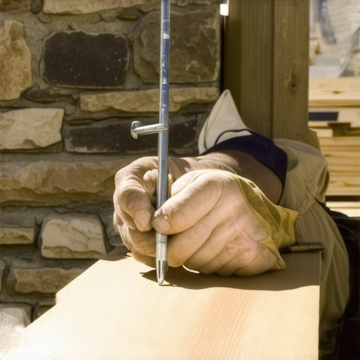 How to scribe deck boards perfectly against an uneven stone house wall