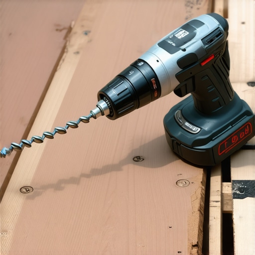 Cordless impact driver installing stainless steel fasteners on composite outdoor decking.