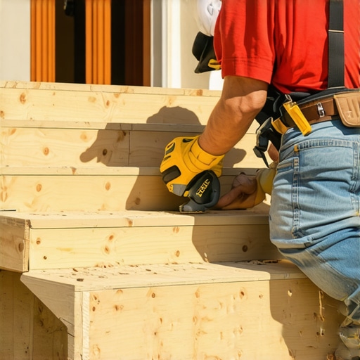 The Proper Way to Flash a Deck Stair Connection