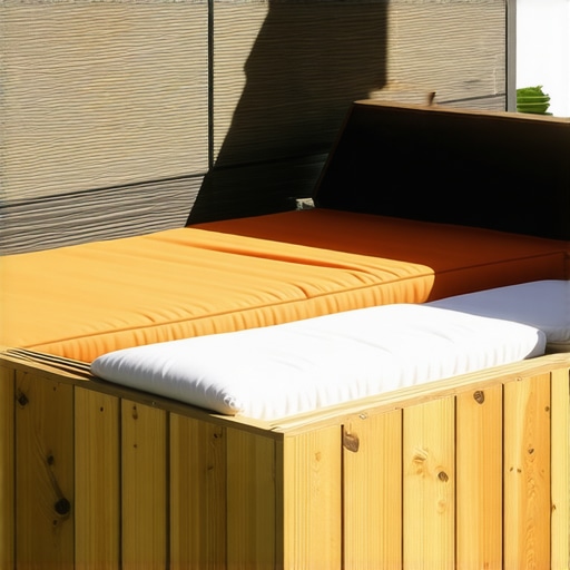The Storage Bench Hack for Hiding Bulky Deck Cushions