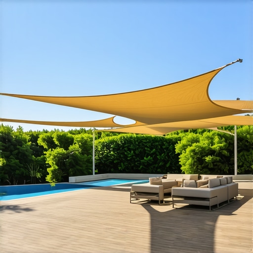 The best shade sails for decks with no overhead tree cover