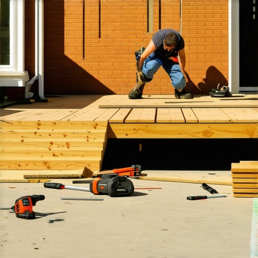 The flashing trick for attaching a deck to a brick house