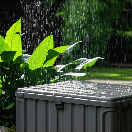 The weatherproof cushion storage that actually keeps things dry