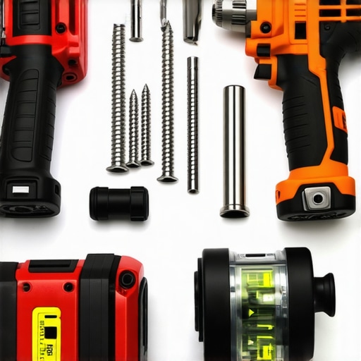 Collection of professional tools for deck maintenance and construction.