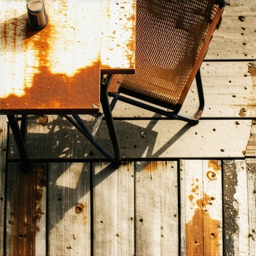 Why your metal deck furniture is staining your composite boards