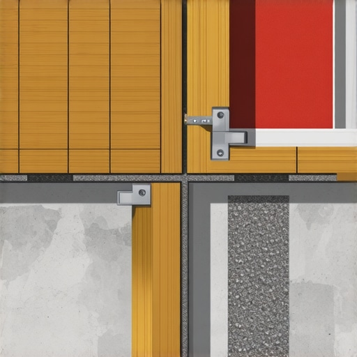 Building a Low-Profile Deck on Concrete Illustration of framing and attaching a deck on concrete with supports and composite decking