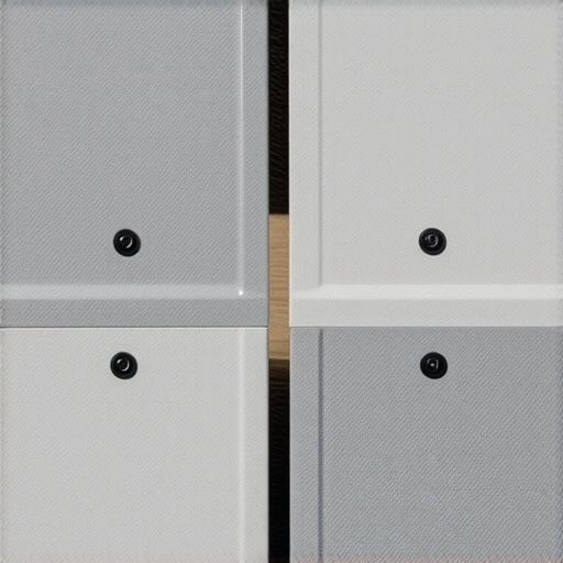 Detailed view of composite decking boards with hidden fasteners and spacing