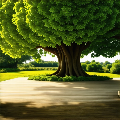 How to frame a deck around an existing tree
