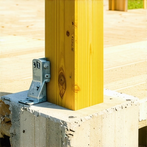 How to secure a deck post to concrete without it rotting