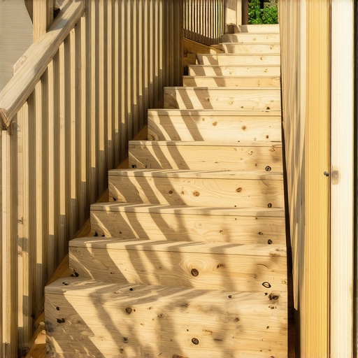 How to stop deck stairs from bouncing without adding a post