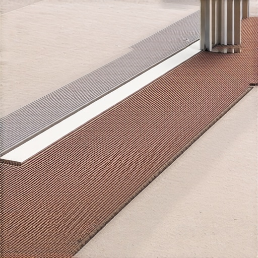 Close-up of composite decking boards installed flush for a smooth outdoor surface.