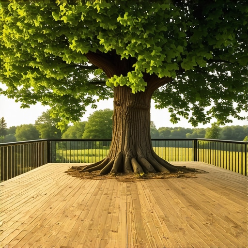 The Best Way to Frame Around a Tree for a Deck Addition