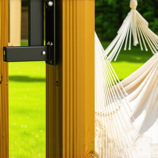 The Heavy-Duty Bracket for Mounting a Hammock to Deck Posts