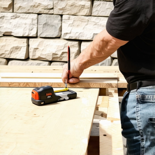 The Secret to Scribing Deck Boards Against Irregular Stone Siding