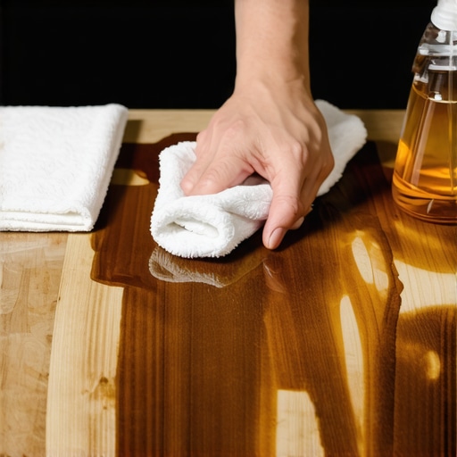 The best way to clean grease stains from a composite surface