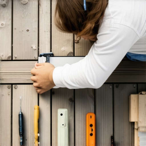 The best way to frame a picture-frame border on a deck