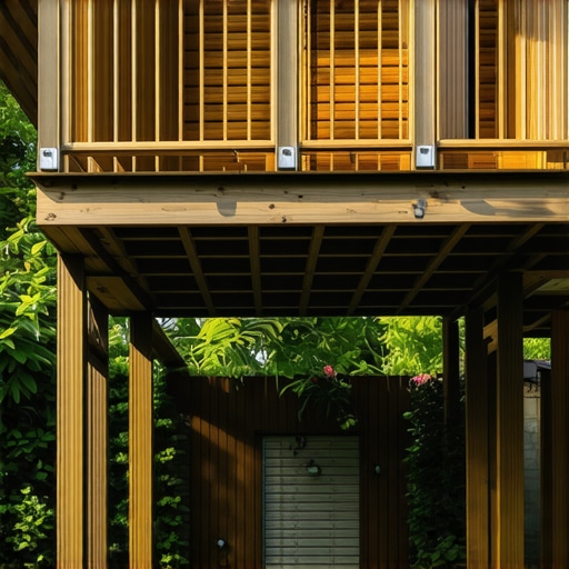 The best way to hide the underside of a second-story deck