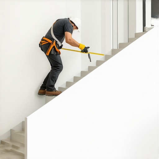 The best way to install a cocktail rail on a staircase