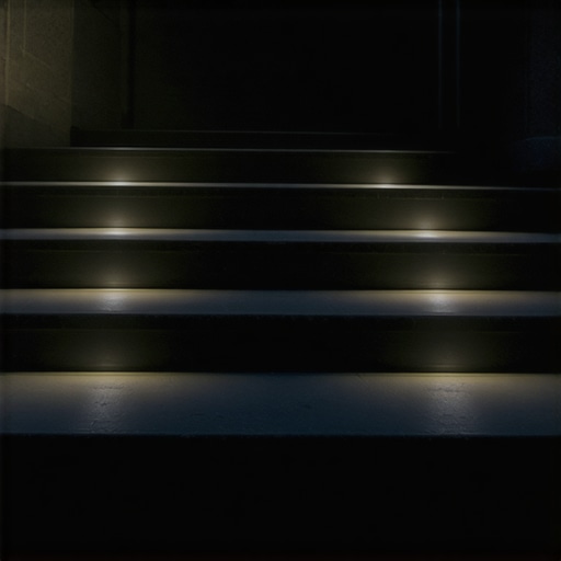The best way to light up deck steps without seeing the bulbs